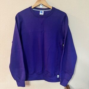 Russell Athletic Purple Crewneck Sweater